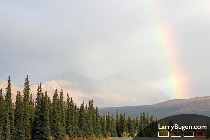 Rainbow over the Alaskan Range