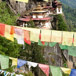 Tiger's Nest and Prayer Flags